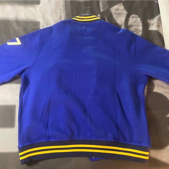 Polo Ralph Lauren Logo Fleece Baseball Jacket NWT - Picture 7 of 9